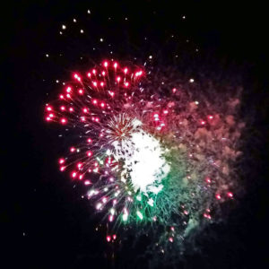 Photo of fireworks exploding